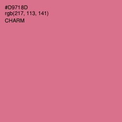 #D9718D - Charm Color Image