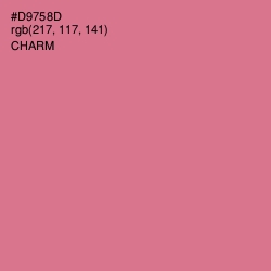 #D9758D - Charm Color Image