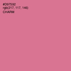 #D97592 - Charm Color Image