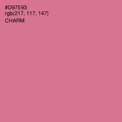 #D97593 - Charm Color Image