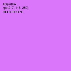 #D976FA - Heliotrope Color Image