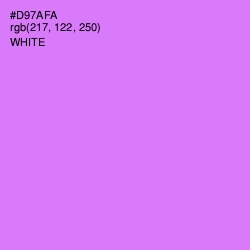 #D97AFA - Heliotrope Color Image