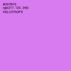 #D97BF0 - Heliotrope Color Image