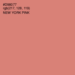 #D98077 - New York Pink Color Image