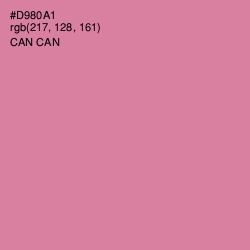 #D980A1 - Can Can Color Image