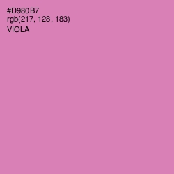 #D980B7 - Viola Color Image
