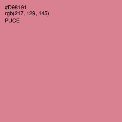 #D98191 - Puce Color Image