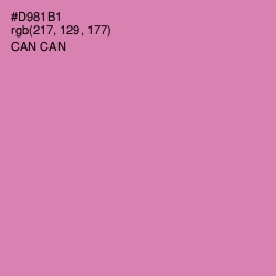 #D981B1 - Can Can Color Image