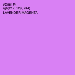 #D981F4 - Lavender Magenta Color Image