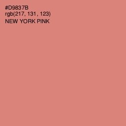 #D9837B - New York Pink Color Image