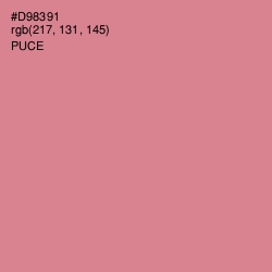 #D98391 - Puce Color Image