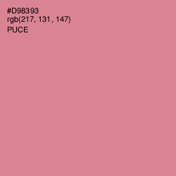 #D98393 - Puce Color Image