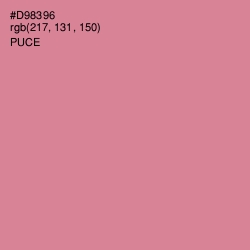 #D98396 - Puce Color Image