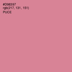 #D98397 - Puce Color Image