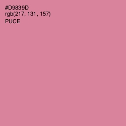 #D9839D - Puce Color Image