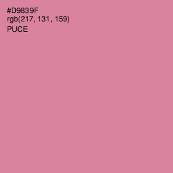 #D9839F - Puce Color Image