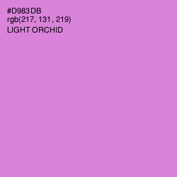 #D983DB - Light Orchid Color Image