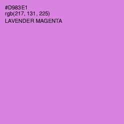 #D983E1 - Lavender Magenta Color Image