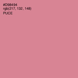 #D98494 - Puce Color Image