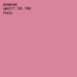#D9849E - Puce Color Image