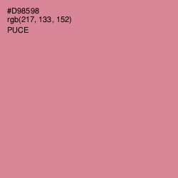 #D98598 - Puce Color Image