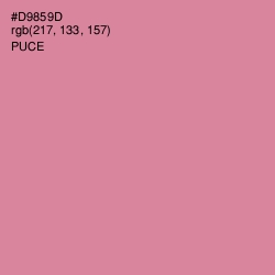 #D9859D - Puce Color Image