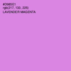 #D985E1 - Lavender Magenta Color Image