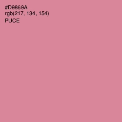 #D9869A - Puce Color Image