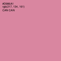 #D986A1 - Can Can Color Image