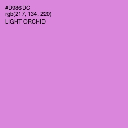 #D986DC - Light Orchid Color Image