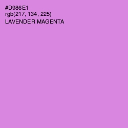 #D986E1 - Lavender Magenta Color Image