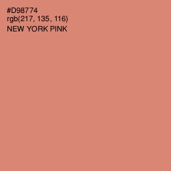 #D98774 - New York Pink Color Image