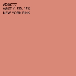 #D98777 - New York Pink Color Image