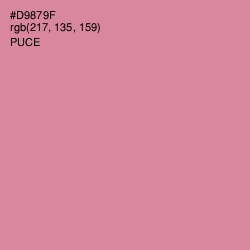 #D9879F - Puce Color Image