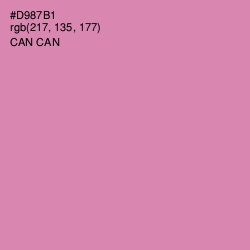 #D987B1 - Can Can Color Image