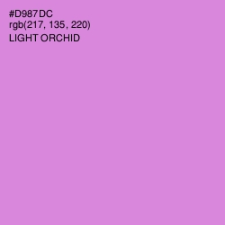 #D987DC - Light Orchid Color Image