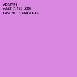 #D987E1 - Lavender Magenta Color Image