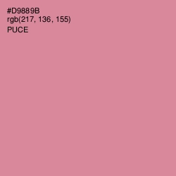 #D9889B - Puce Color Image