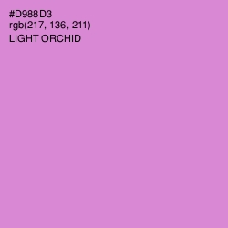 #D988D3 - Light Orchid Color Image