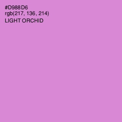 #D988D6 - Light Orchid Color Image