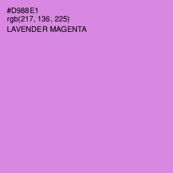 #D988E1 - Lavender Magenta Color Image