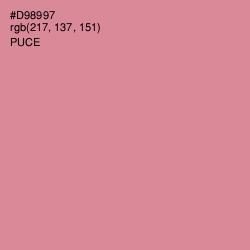 #D98997 - Puce Color Image