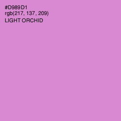 #D989D1 - Light Orchid Color Image