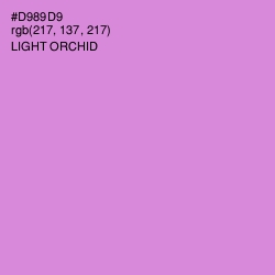 #D989D9 - Light Orchid Color Image