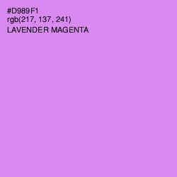 #D989F1 - Lavender Magenta Color Image