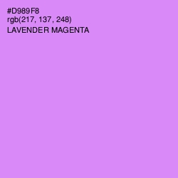 #D989F8 - Lavender Magenta Color Image