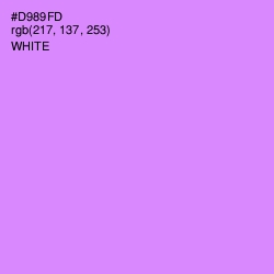 #D989FD - Lavender Magenta Color Image