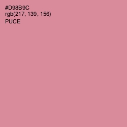 #D98B9C - Puce Color Image