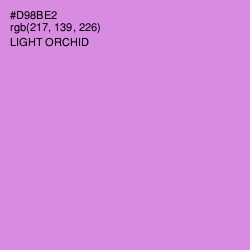 #D98BE2 - Light Orchid Color Image