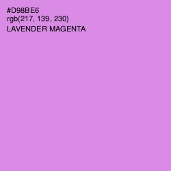 #D98BE6 - Lavender Magenta Color Image